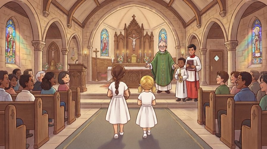 Church Child Volunteer Picture